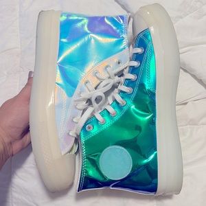 Hi Iridescent tall ankle Converse 70